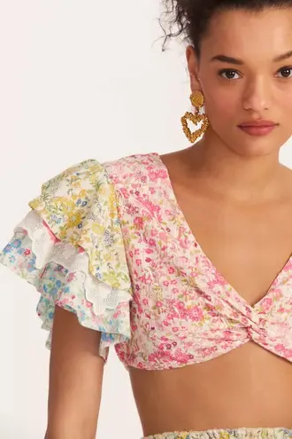 Love Shack Fancy  Crop Top - Image 2