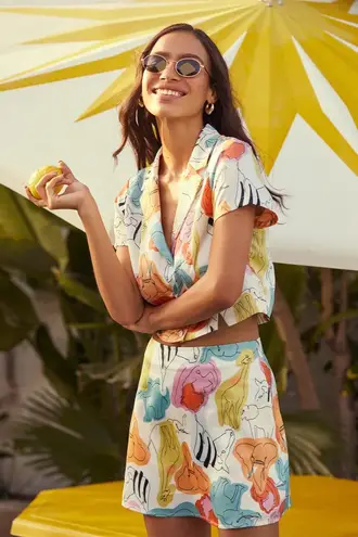 Lulus Satin Co-ord Set