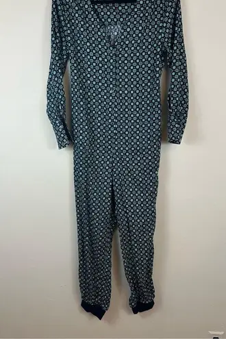 Anthropologie  Alexandra Farmer | Flannel Lounge Jumpsuit Green and Blue Size XS