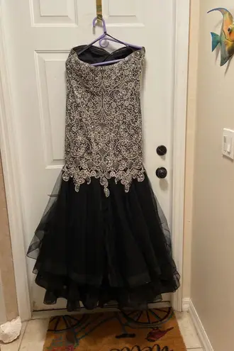 Aspeed strapless hand beaded gown