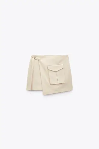 ZARA NEW‼️  RUSTIC CROSSOVER SKORT SIZE L