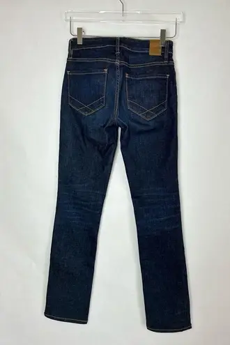 Raleigh Denim Union Fit Lake Lure Blue Straight Dark Wash Jeans Size 26