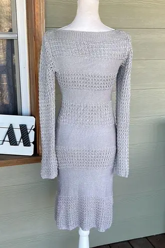 Vertigo Lined Bodycon Sweater Dress