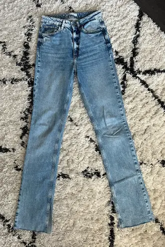 ZARA Z1975 High Rise Slim Flared Jeans