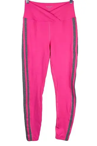 Revolve Year of Ours Workout Set Sports Bra Crossover Leggings Pink Sz Small