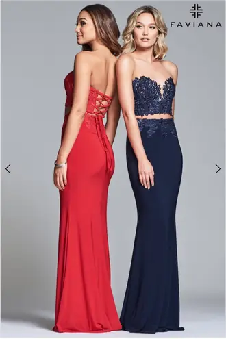 Faviana 2-Piece Prom Dress