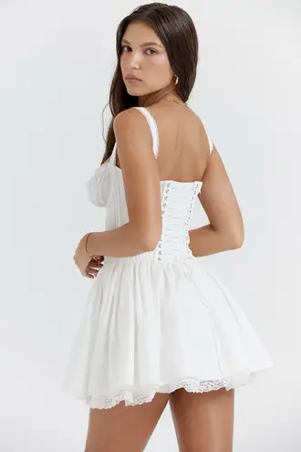 House Of CB White Corset Mini Dress