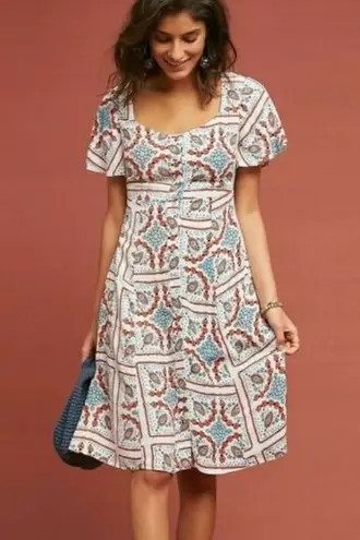 Anthropologie  Maeve Praslin Lion Buttondown Dress - Image 1