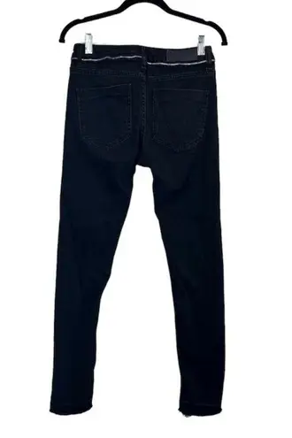 Zadig & Voltaire Eva Zip Jeans in Noir Black