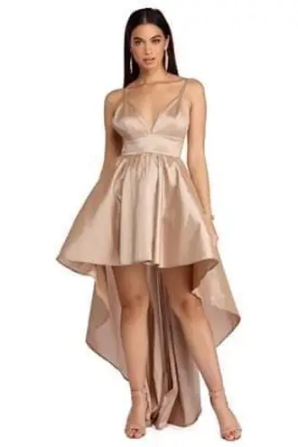 Windsor Champagne Formal Homecoming Dress Gold Size L 46 23 Off Retail New With Tags From Diana