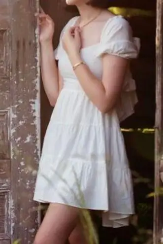 C’isa White Dress Size M