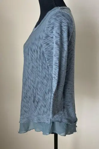 Absolutely Famous Gray 3/4 Sweater