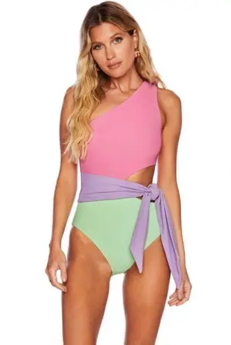 Beach Riot pastel Carlie one piece swimsuit