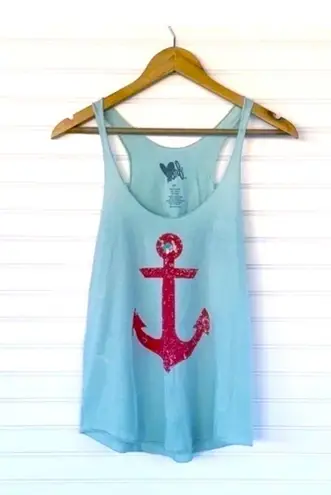 Luv Surf mint green tank top size XS Blue