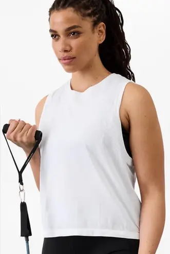 Athleta  In Motion Seamless Relaxed Tank Top in cream Size XS NWOT - Image 1