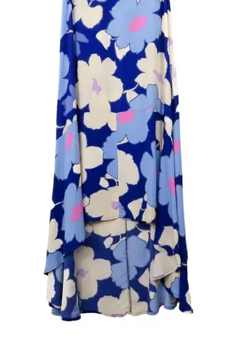 Mister Zimi Lily Dress In Blue Camellia Blue and White Floral Sleeveless Size 8