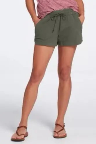 Calia By Carrie Underwood Olive Green Twill Activewear Shorts