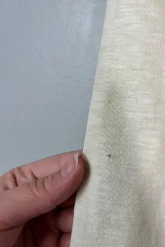 Johnson Motors Women's Cream Fitted Baby Tee NWT Bikercore Biker Large L Racing