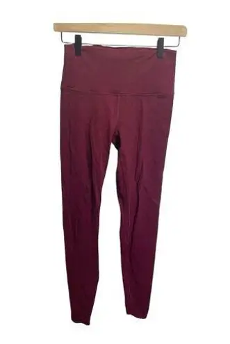 Lululemon  Align Leggings Womens Size 2/4 Burgundy Red Workout Gym Yoga Pants