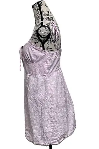 Milkmaid Ditzy Floral Pink Daisy Mini Dress Coquette Preppy Cottegecore Boho S