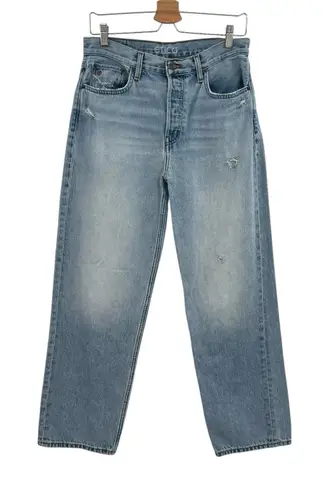 Etica The Tyler Vintage Straight Jeans Denim Light Medium Wash Blue Size 28