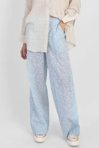 Koch New Jules Pants Sky Bloom, Size L New w/Tag Retail $420