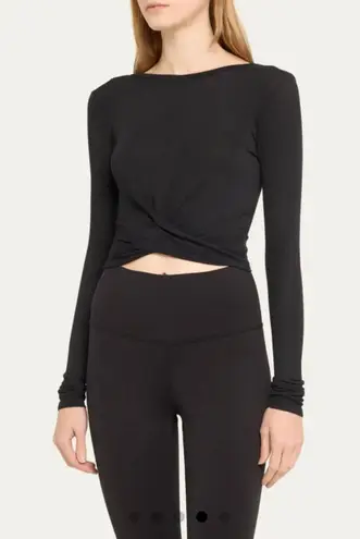 Alo Yoga Alo cross front long sleeve crop top