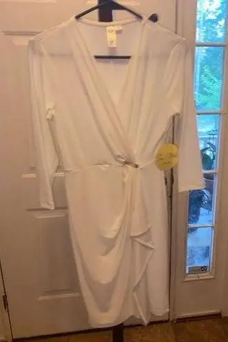 Emma & Michele Women's Emma & Michelle White Dress Size S