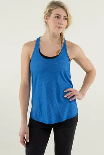 Lululemon Vintage  105•F Royal Blue Singlet Tank