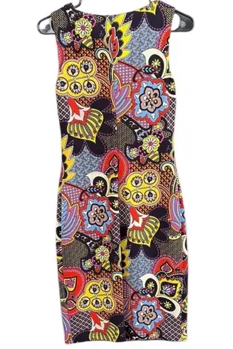 Joseph Ribkoff EUC Floral Stretch Dress Size 4