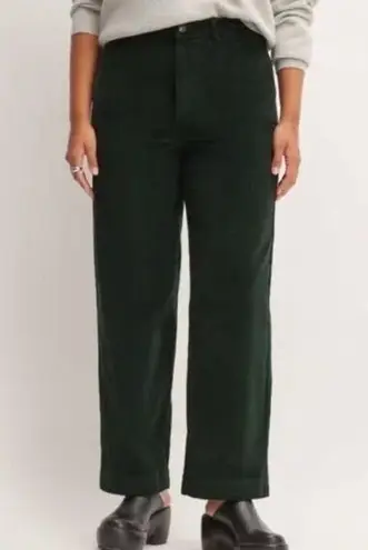 Everlane NWOT  The Corduroy Wide Leg Pants Green Size 4