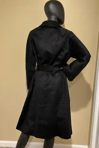 Wool Trench Coat Winter Jacket Parka Bomber Office Coat Wool Jacket Fall Long Jacket Black