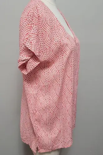 Escapada Gina Top - White / Coral Sicily Size Small