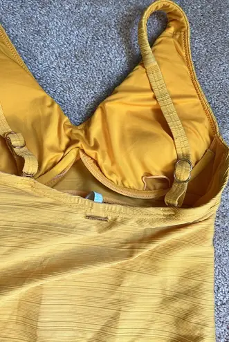Sea Level Swim V Neck Sunflower Yellow One Piece Size 6