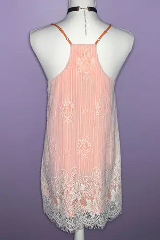 Hem & Thread NWT Boutique Lace Overlay Mini Dress