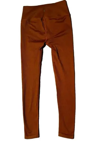 Spiritual Gangster  Ribbed, High waist leggings Size S/M Burnt Orange compression