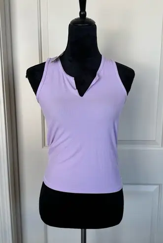 SKIMS Soft Lounge Split Neck Tank Sugar Plum Size Medium