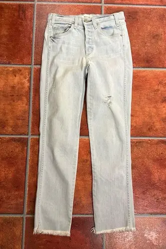 McGuire Denim McGuire Light Wash Distressed Frayed Hem Jeans Size 26
