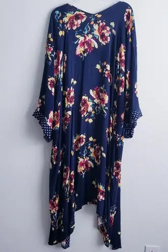 Band of Gypsies  Floral Long Duster Cardigan