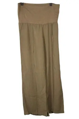 Soft Surroundings Lombard Pants Wide Leg Flowy Taupe Size Medium