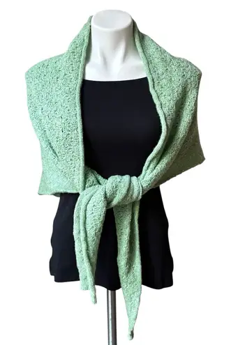 McKernan Woollen Mills Gypsy Scarf in Green, Wool and Cashmere Green