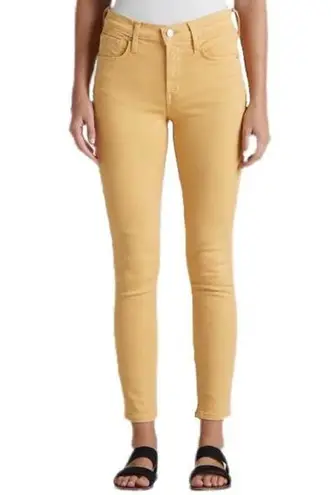 Edwin Women’s Pixie Crop 9” Mid Rise Skinny Jeans 27 Mellow Yellow