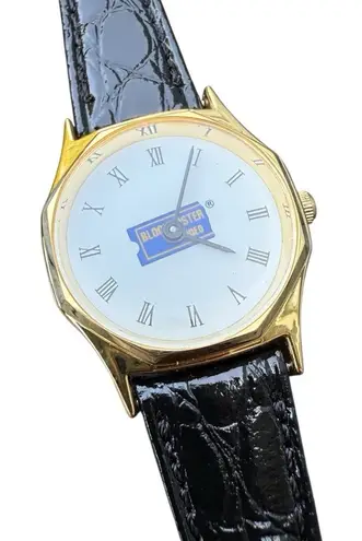 RARE NWT Vintage 1990s Blockbuster Video Women’s Quartz Collectible Watch White