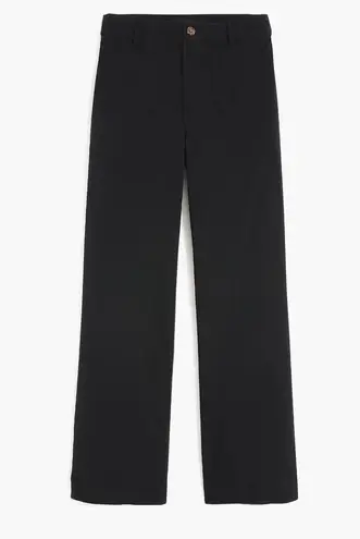 J.Crew  Lizzie High Rise Patch Pocket Wide Leg Pant Classic Black US 32 NWT - Image 4
