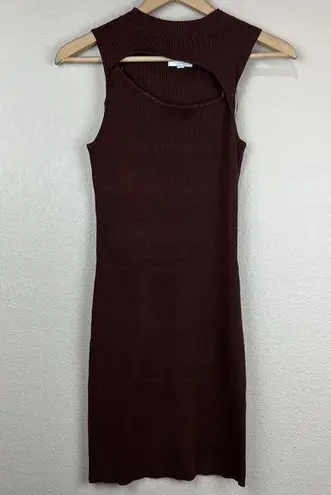 Pink Rose  Dress Medium Brown Bodycon Sleeveless