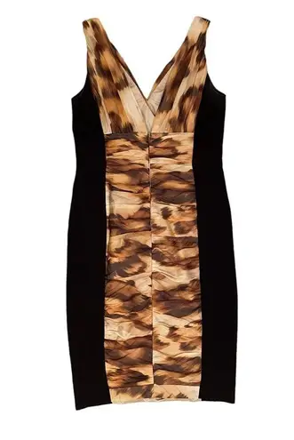 Carmen Marc Valvo Womens’ Black and Brown Formal Dress Size 6