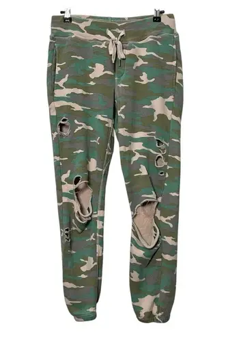 NSF Sayde Camouflage Distressed Joggers Women’s Size S