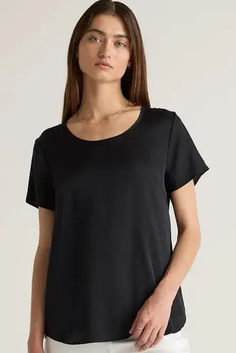 Quince Washable Stretch Silk Tee size Medium NWT