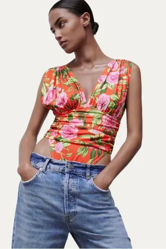 ZARA NWT •  Floral Bodysuit