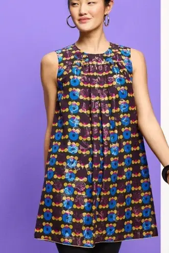 Anna Sui x Target Metallic Circle Mini Party Dress Size 7